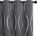 NICETOWN Blackout Curtain Panels 34 by 63 in - Elegant Light Blocking