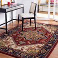 SAFAVIEH Heritage Collection Area Rug 6ft x 9ft - Classic Red Wool