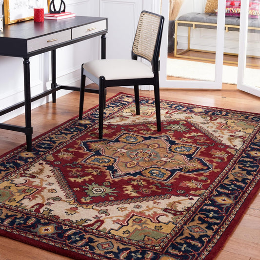Handmade Traditional Oriental Wool Area Rug for Living Room