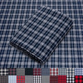 Pico Textiles 3 Yards Bolt Blue Tartan Plaid Flannel Fabric - Soft