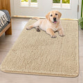 Smiry Dog Door Mat for Muddy Paws 40x32 - Absorbent Chenille Doormat