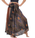 Long Skirts for Women Maxi Boho Skirt Floral Print - Versatile