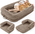 LE SURE Foldable Human Dog Bed - 3 in 1 Cozy Comfort