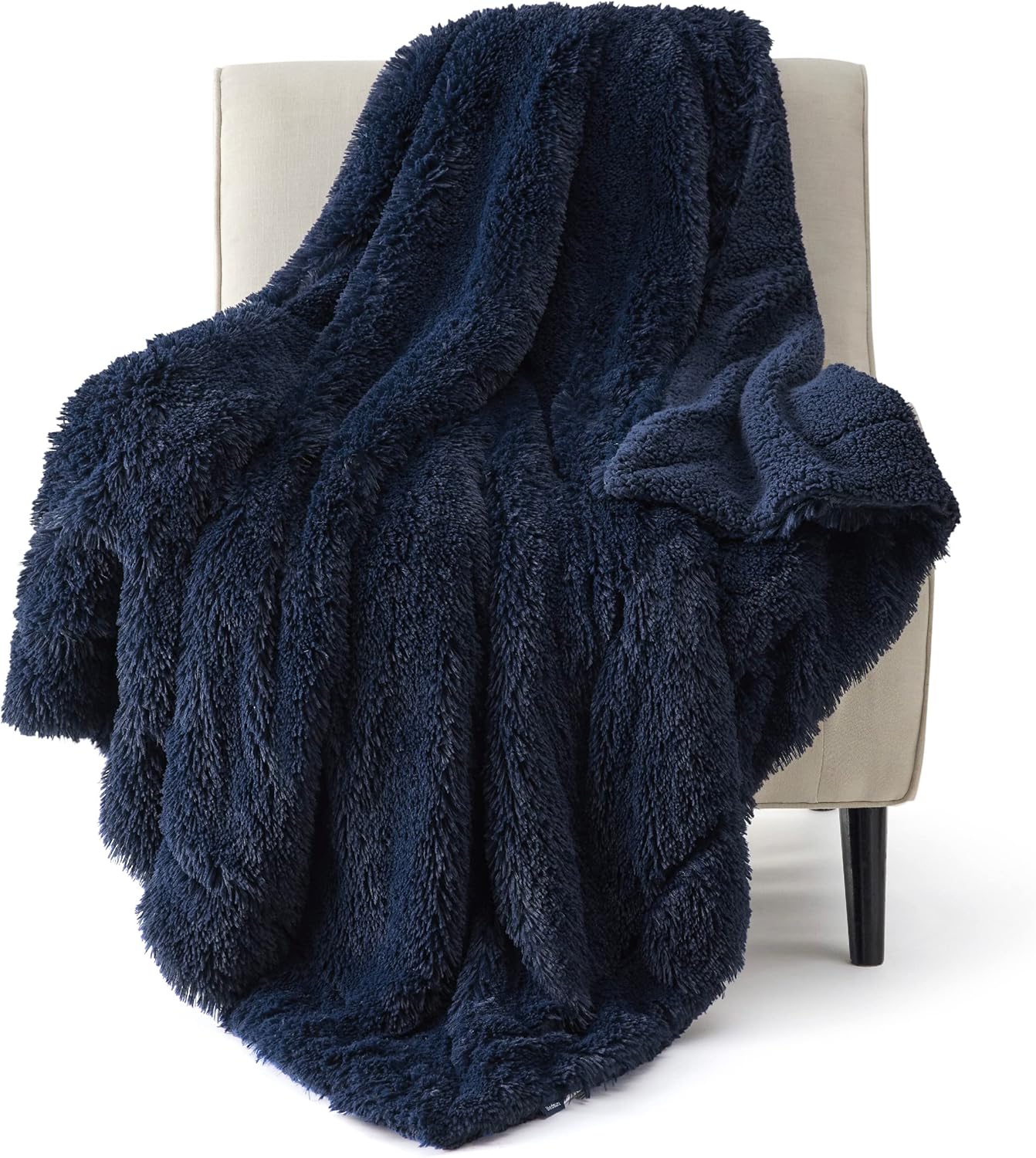 Bedsure GentleSoft Fuzzy Faux Fur Twin Blanket for Cozy Comfort
