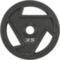 Signature Fitness Cast Iron Weight Plate for Olympic Bars - Durable