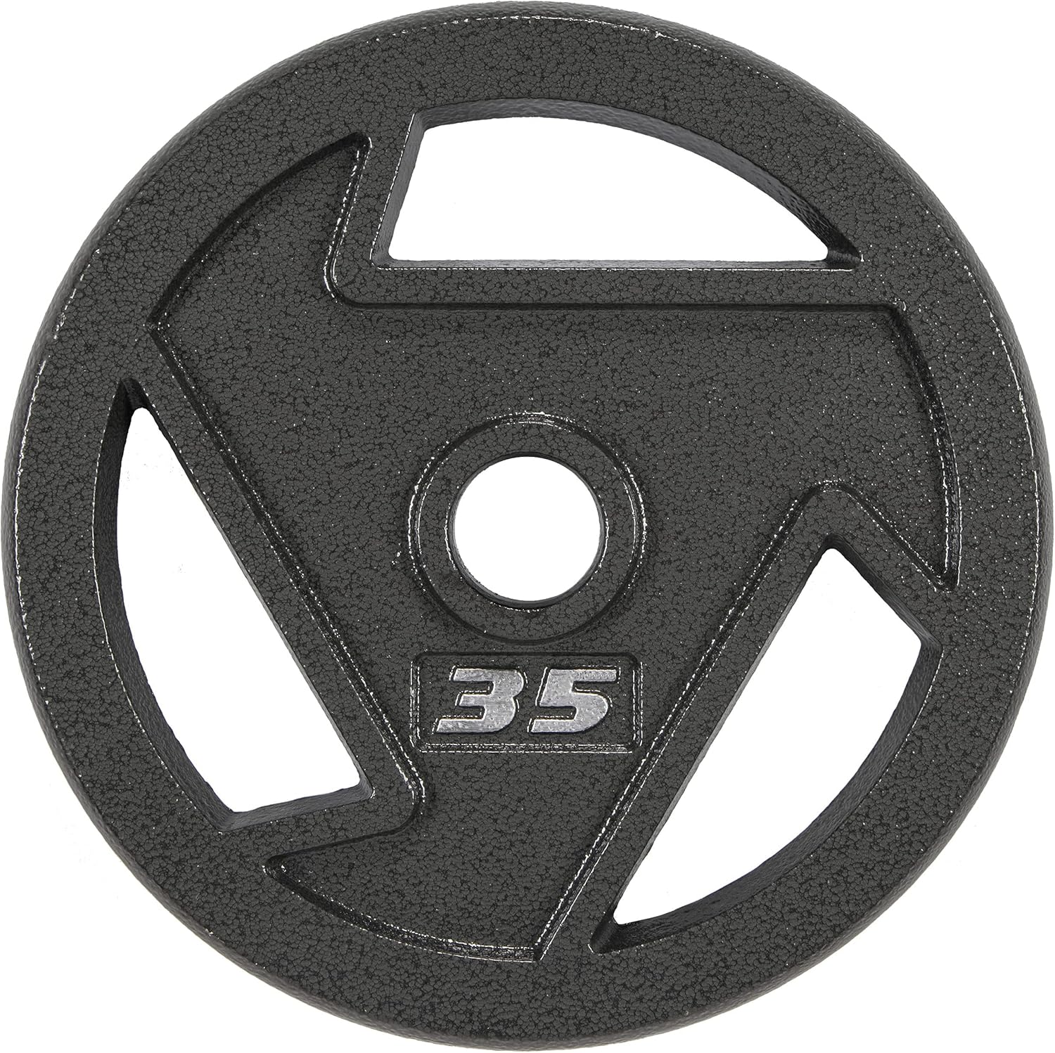 Signature Fitness Cast Iron Weight Plates for Strength Training