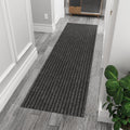 2ft 7in x 8ft Hallway Runner Rug - Durable Non-Slip Thin Pile