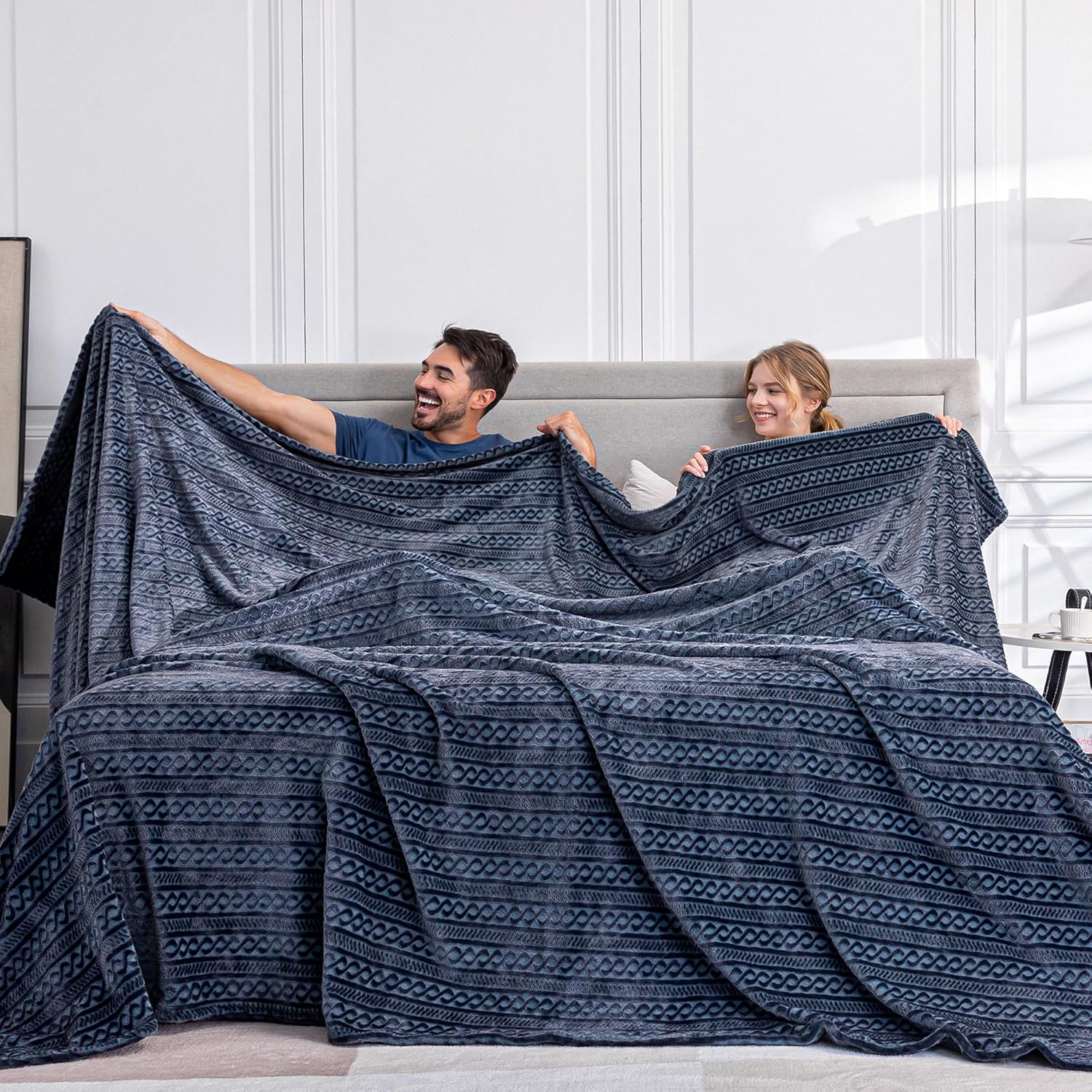 Soft Cozy 120x138 Inches Oversized King Fleece Blanket Review