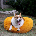 Nononfish Pet Bed for Medium Dogs 30 in - Calming Washable Round Bed