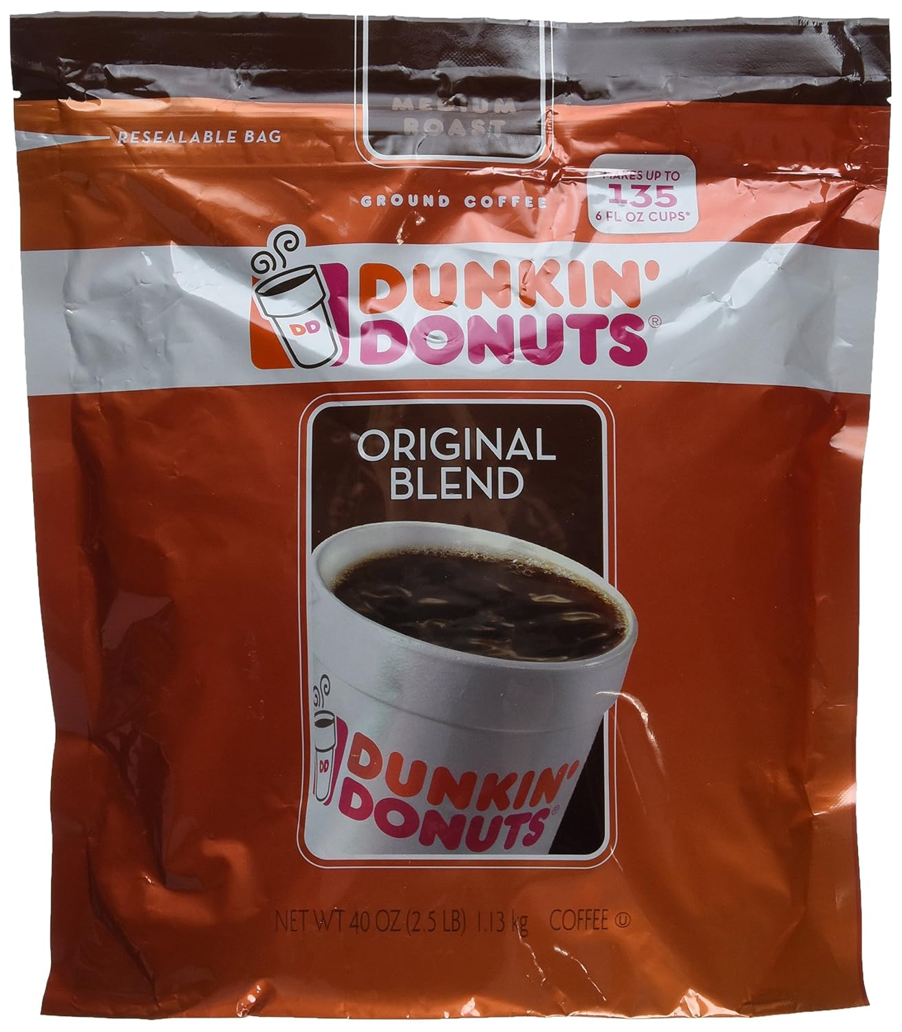 Dunkin' Donuts Original Medium Roast Blend Coffee for Home