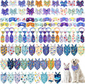 Reginary 120 Pcs Ocean Animals Dog Bandanas for Summer Fun
