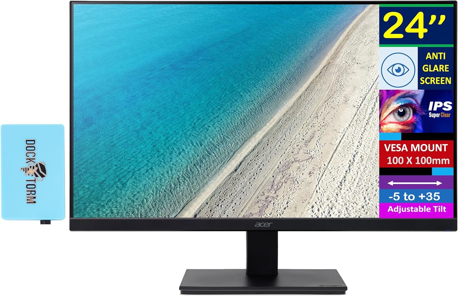 Acer 24 FHD IPS Monitor with Anti-Glare and Adaptive Sync