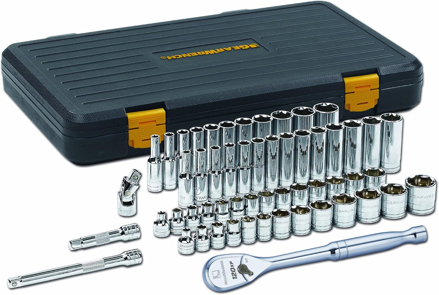 GEARWRENCH 56 Pc. 3/8 Drive Mechanics Tool Set for Professionals