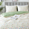 HoneiLife King Size Duvet Cover Set - 100% Cotton Floral Design