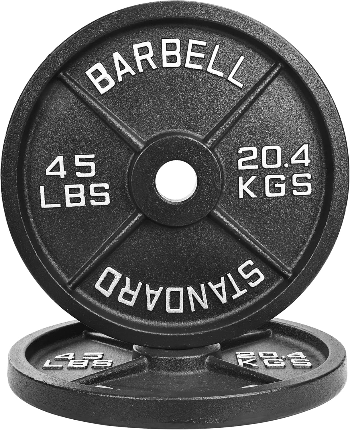 2-Inch Olympic Cast Iron Weight Plate for Home Gym Training
