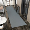 Solid Design Non-Slip Rubberback 3x19 Runner Rug - Ultra Thin Hallway