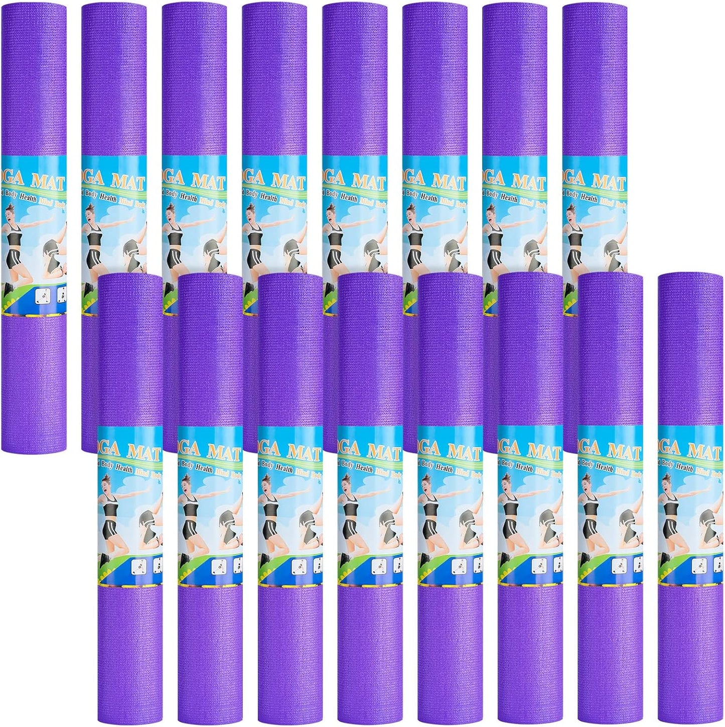 Non-Slip 3mm Yoga Mat for Women - Funtery