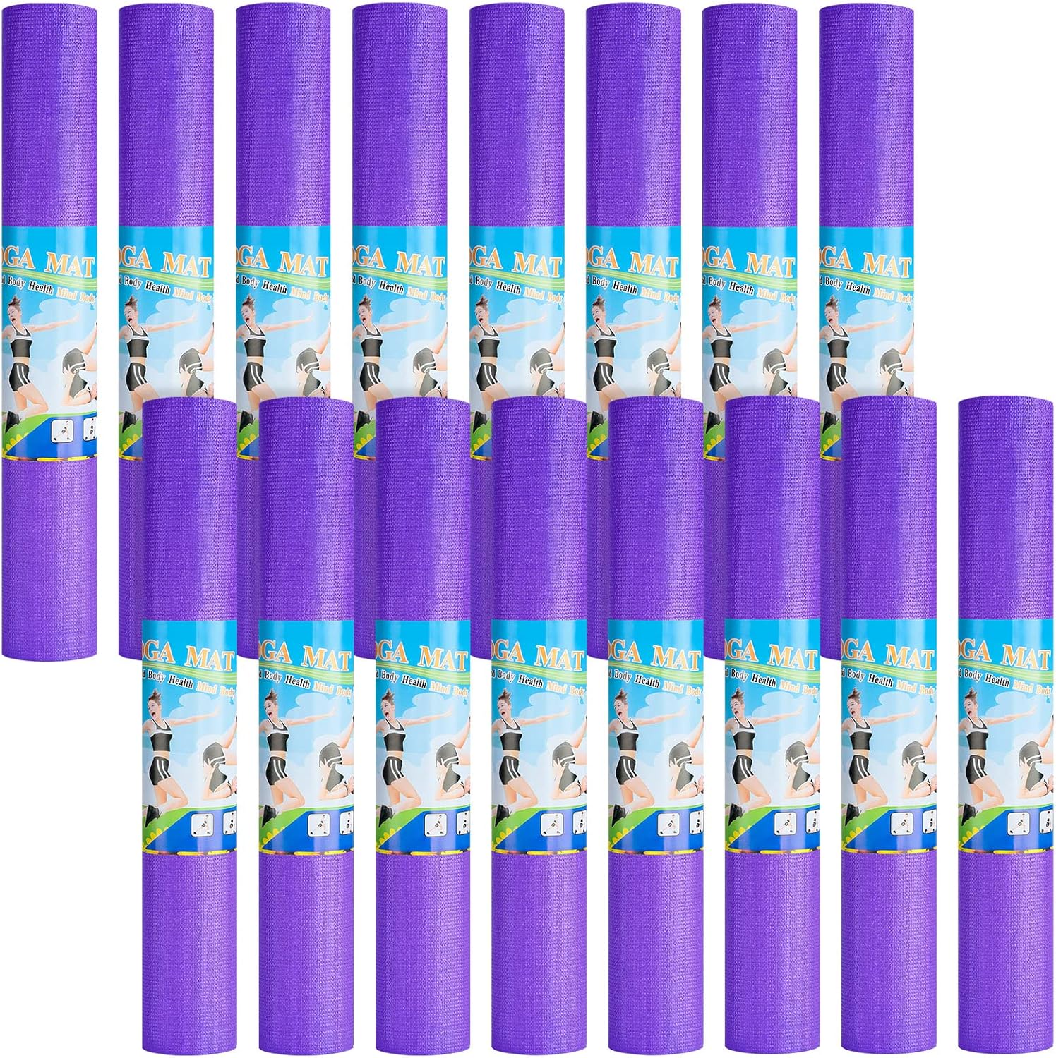 Non-Slip 3mm Yoga Mat for Women - Funtery