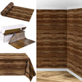 200 Ft x 54 in Wood Grain Tablecloth Roll - Rustic Vintage Backdrop