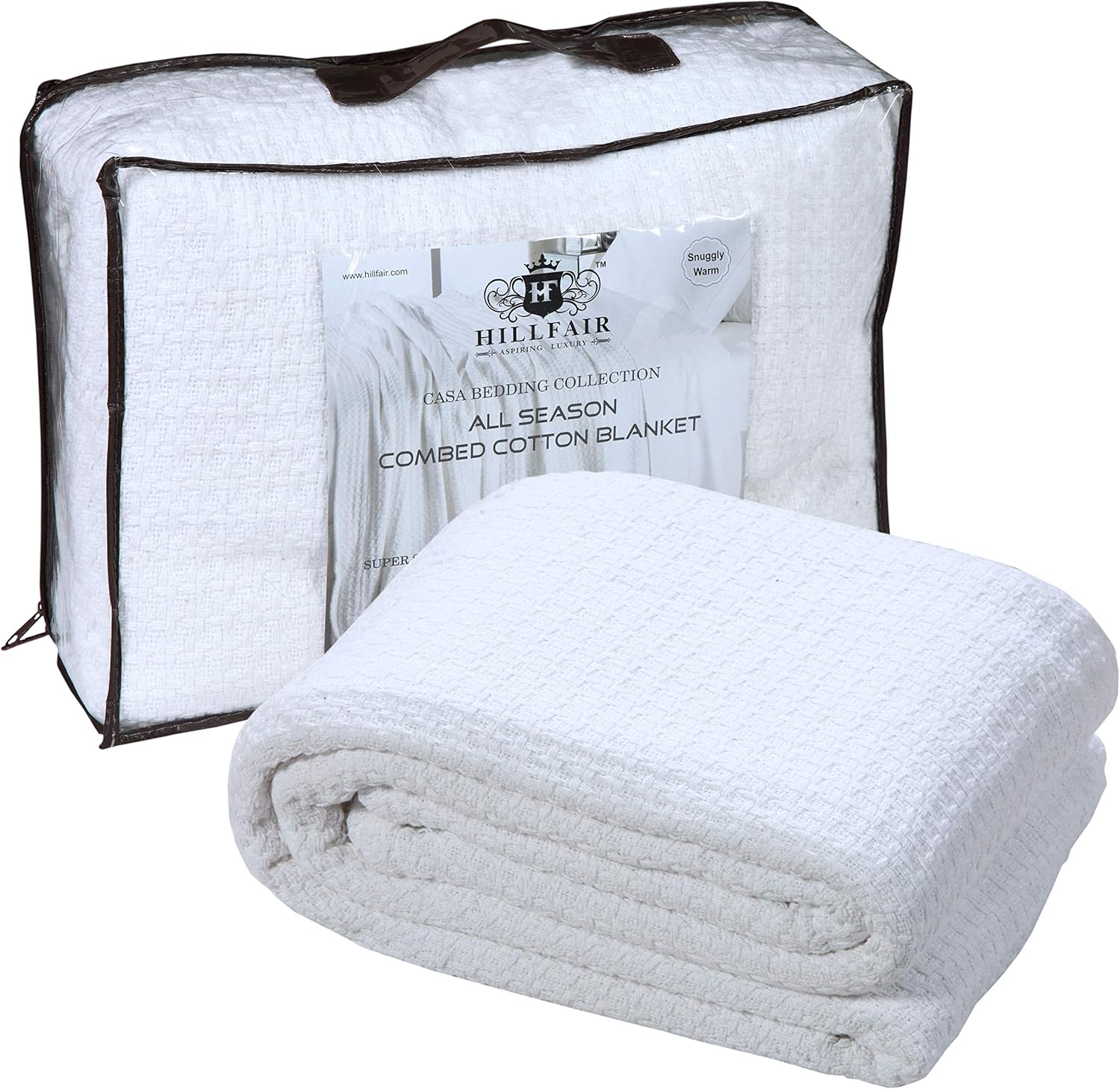 Combed Cotton Blanket California King Size for All Seasons