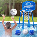 Pool Basketball Hoop Poolside with Backboard - Floating Game Set