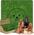 Qeils Reusable Puppy Pads Extra Large 72ftx72ft - Washable Leakproof