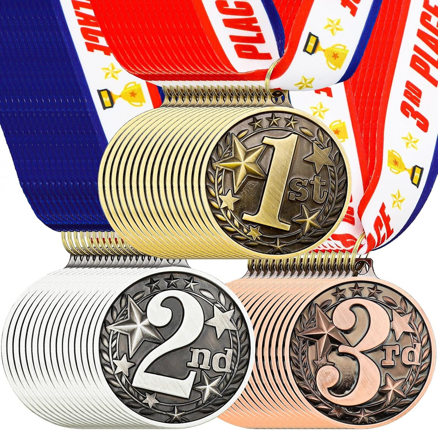 Award Medals for 1st 2nd 3rd Place Trophies in Sports Events