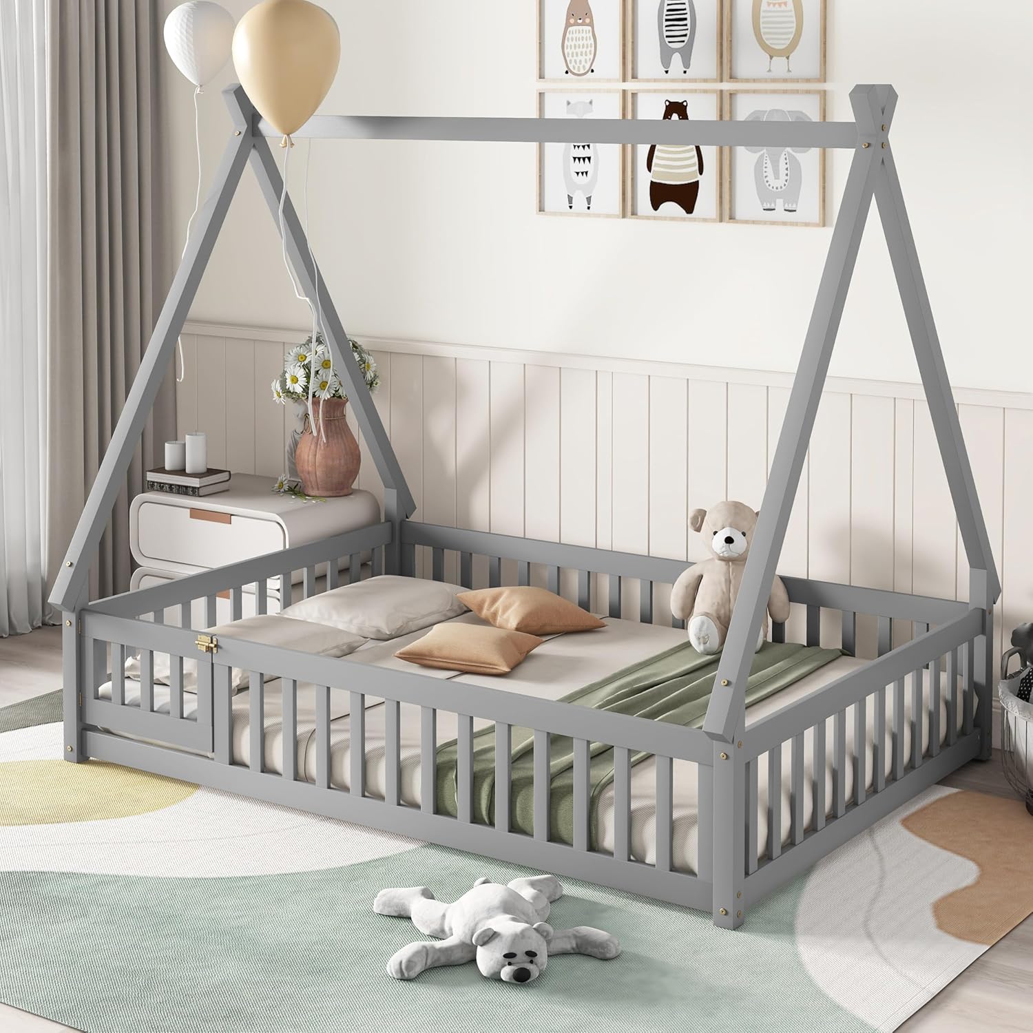 Montessori Teepee Bed: Safe, Stylish Space for Kids
