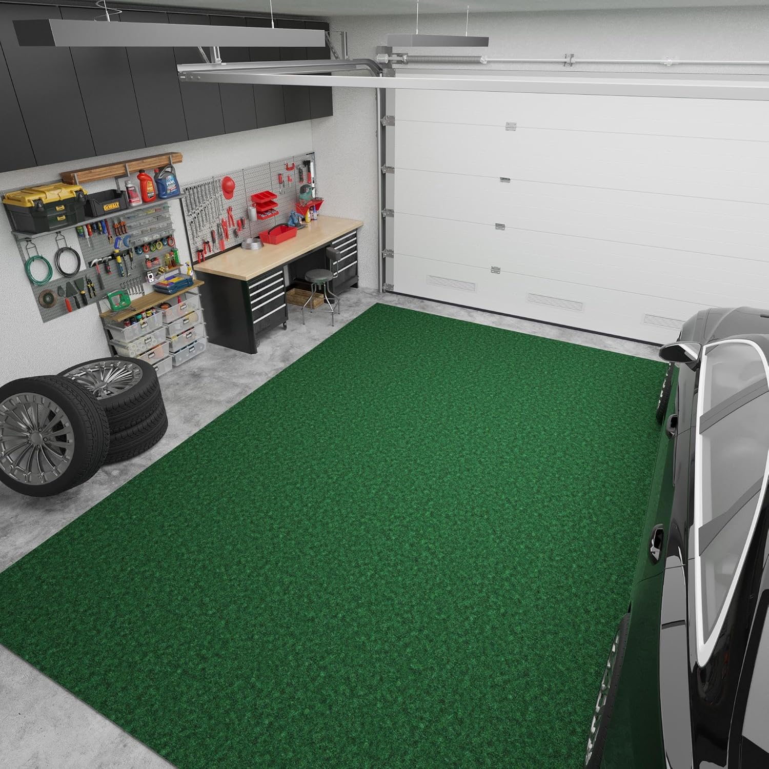 Ottomanson Mud Mat Area Rug Scraper Carpet for High-Traffic Areas