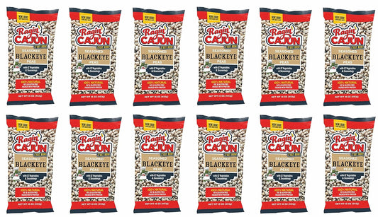 Seasoned Blackeye Beans 16 oz Ragin' Cajun Pack of 12