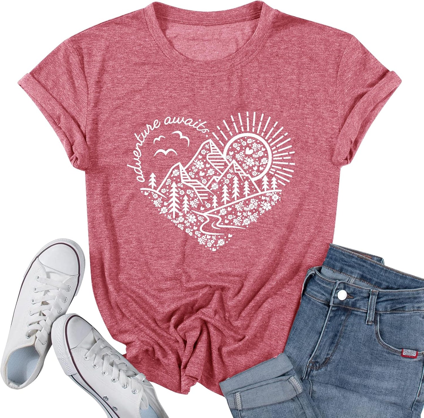 Kindness Heart Adventure Tee by Jorlyen