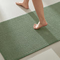 Bathroom Rugs Non Slip Washable Sage Green 24in x 47in - Quick Dry