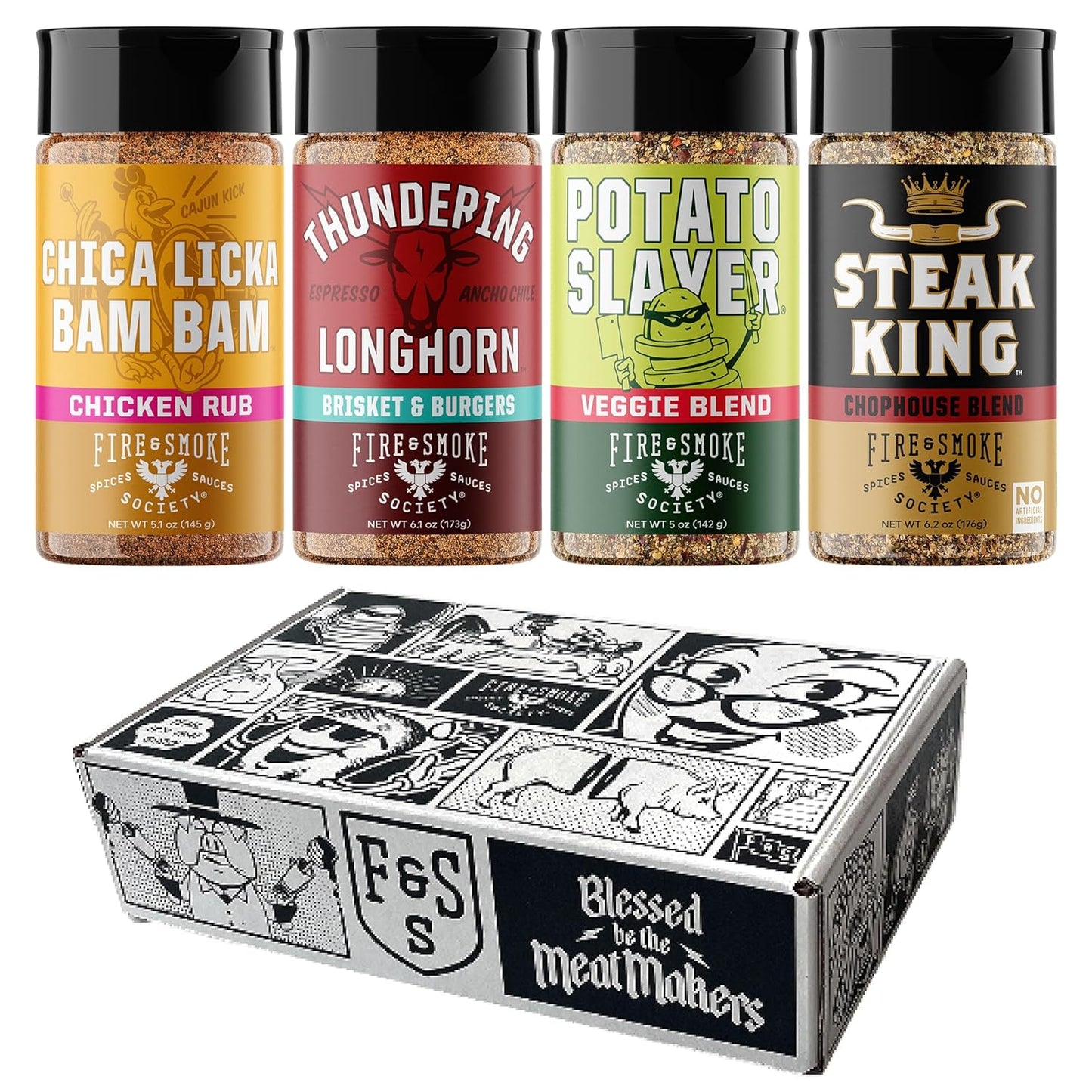 Fire & Smoke Society Meat & Potatoes Seasoning Variety Pack