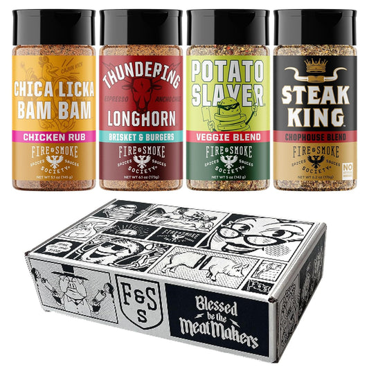 Fire & Smoke Society Meat & Potatoes Seasoning Variety Pack