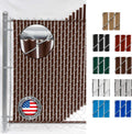 Wave Slat Single Wall Bottom Locking Privacy Slat for 8 ft Chain Link