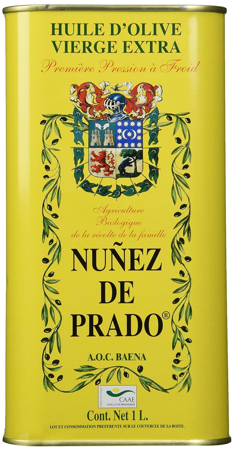 Nunez De Prado Extra Virgin Olive Oil Tin - Organic Spanish Oil