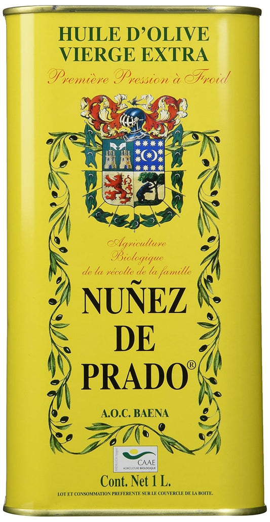 Nunez De Prado Extra Virgin Olive Oil Tin - Organic Spanish Oil