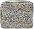 Quilted Bible Cover for Women - Large Study Bible Case Khaki Floral