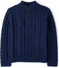 Gymboree Baby Boys and Toddler Quarter Button Cable Knit Pullover 100%