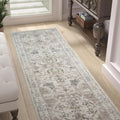 jinchan Hallway Runner Rug 2x10 ft - Machine Washable Vintage Floral