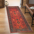 2x10 Rug Machine Washable Runner with Non-Slip Backing - Low Pile