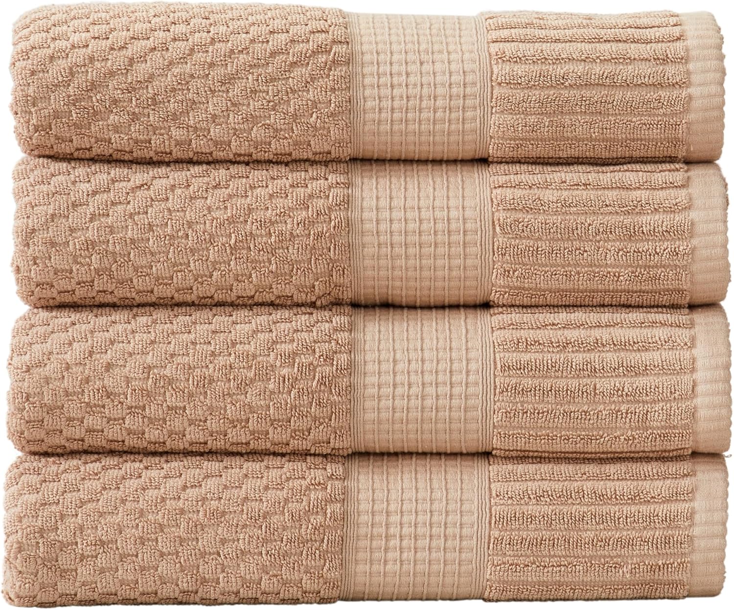 NY Loft 100% Cotton Bath Towel Set - Super Soft & Absorbent
