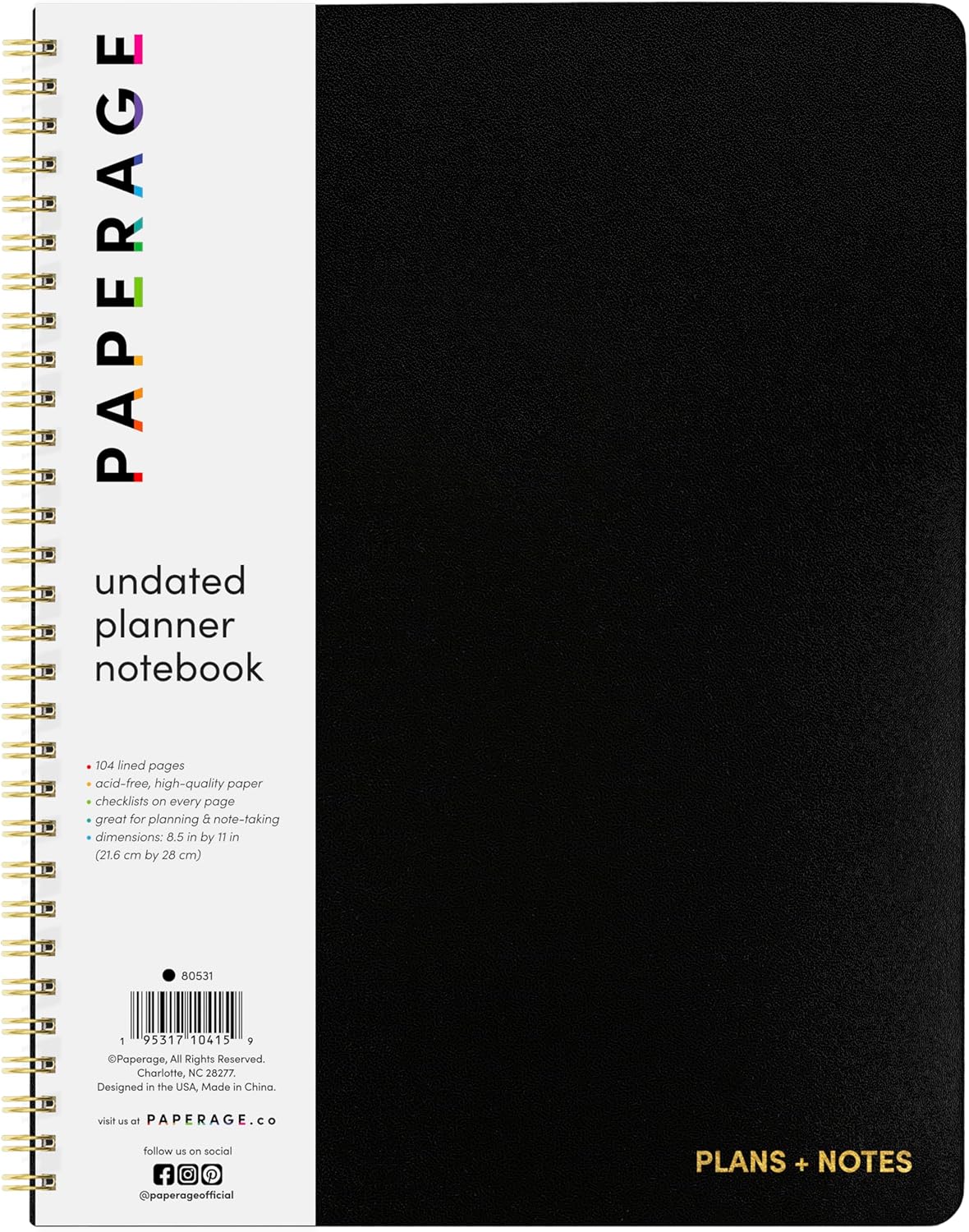 Organize Your Days with PAPERAGE Daily Planner!