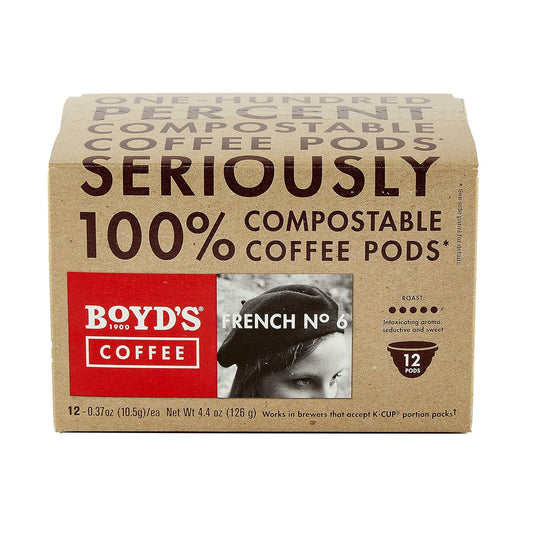 Boyd's French No. 6 Dark Roast Coffee - Rich & Bold Flavor
