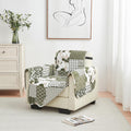Reversible Patchwork Chair Cover - Washable Slipcover Protector
