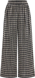 Casual Women's Wide Leg Palazzo Pants - Cozy Stretch Knit