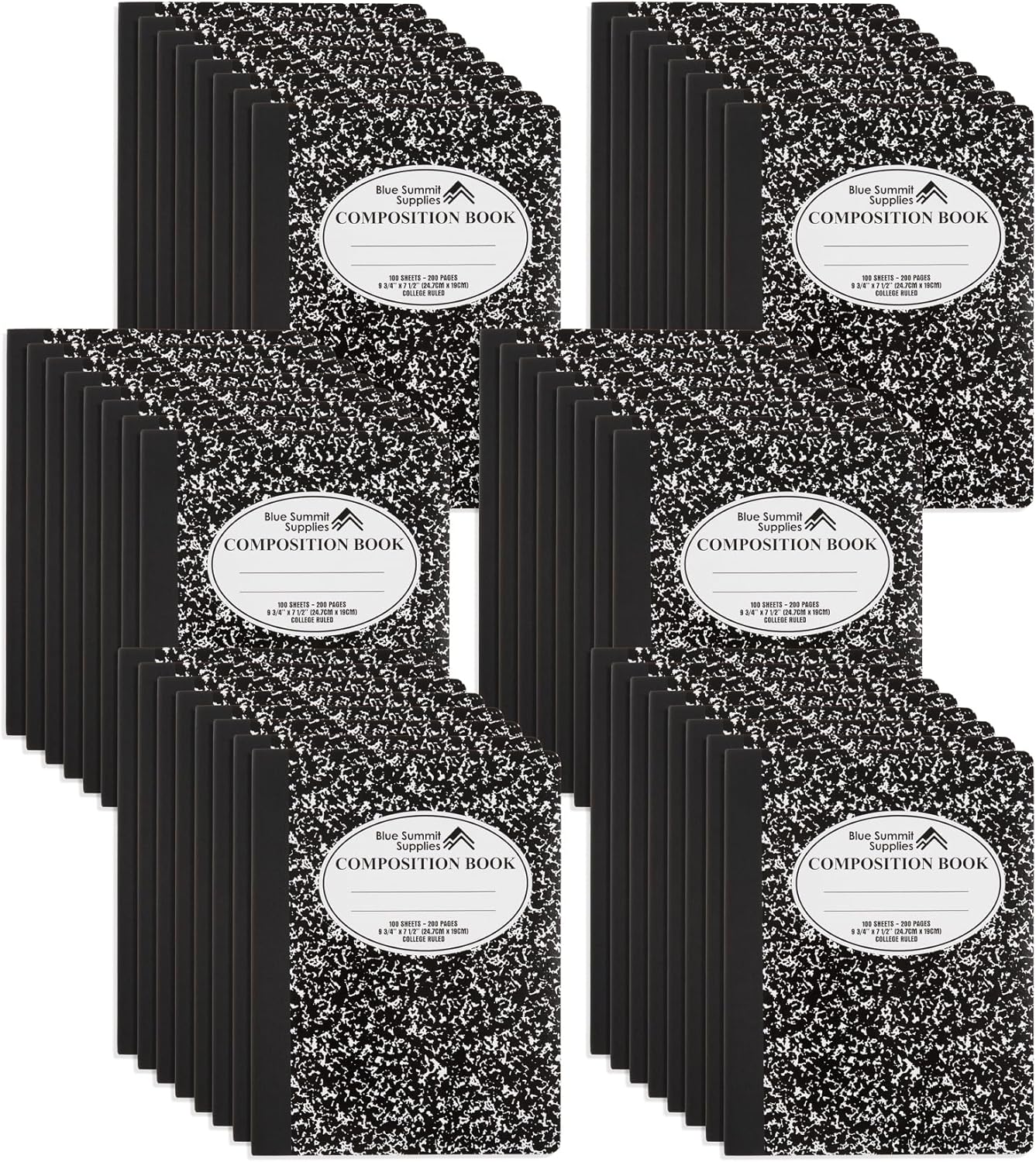 Blue Summit College Ruled Notebook Bulk Pack for Students