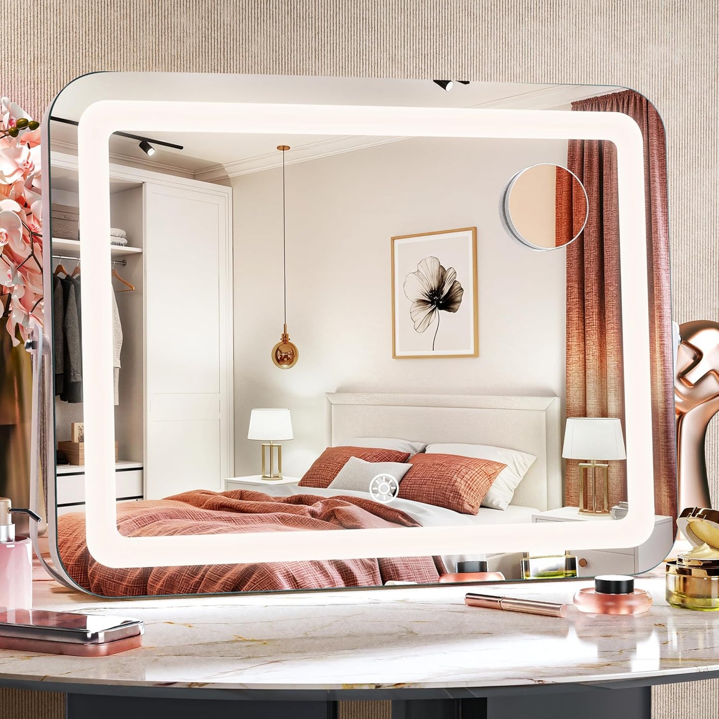 MINISO Vanity Mirror with Lights for Perfect Makeup Application