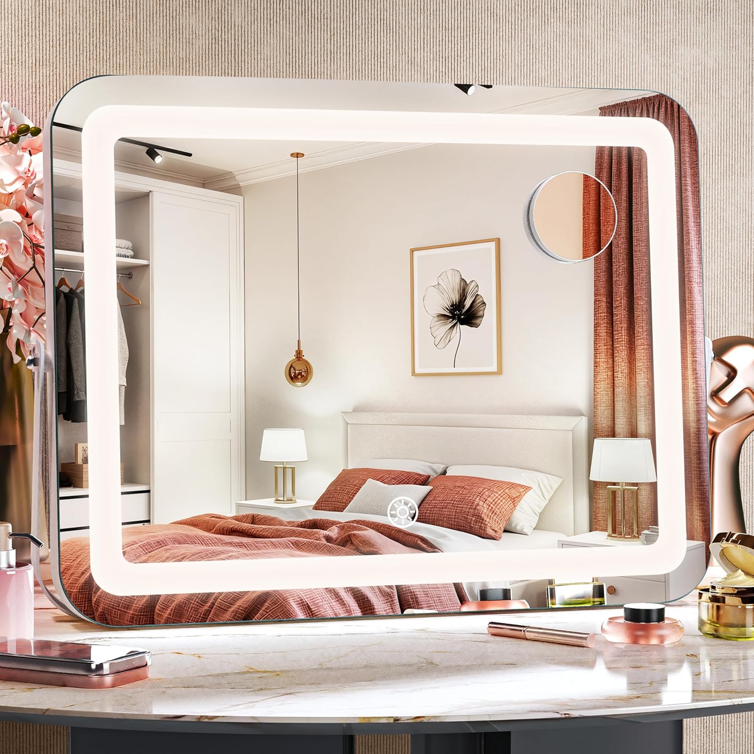 MINISO Vanity Mirror with Lights for Perfect Makeup Application