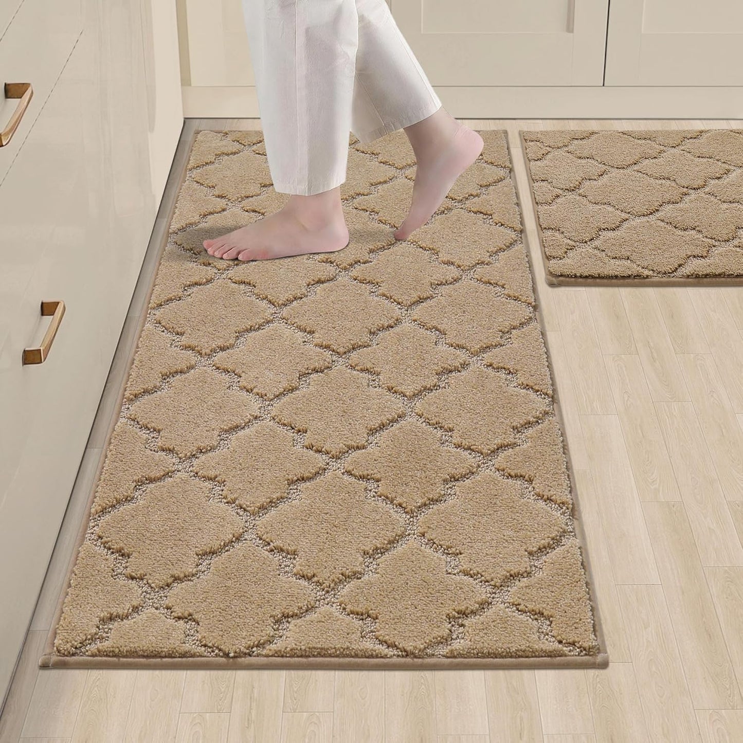COSY HOMEER Soft Kitchen Rugs for Sink Super Absorbent Mats